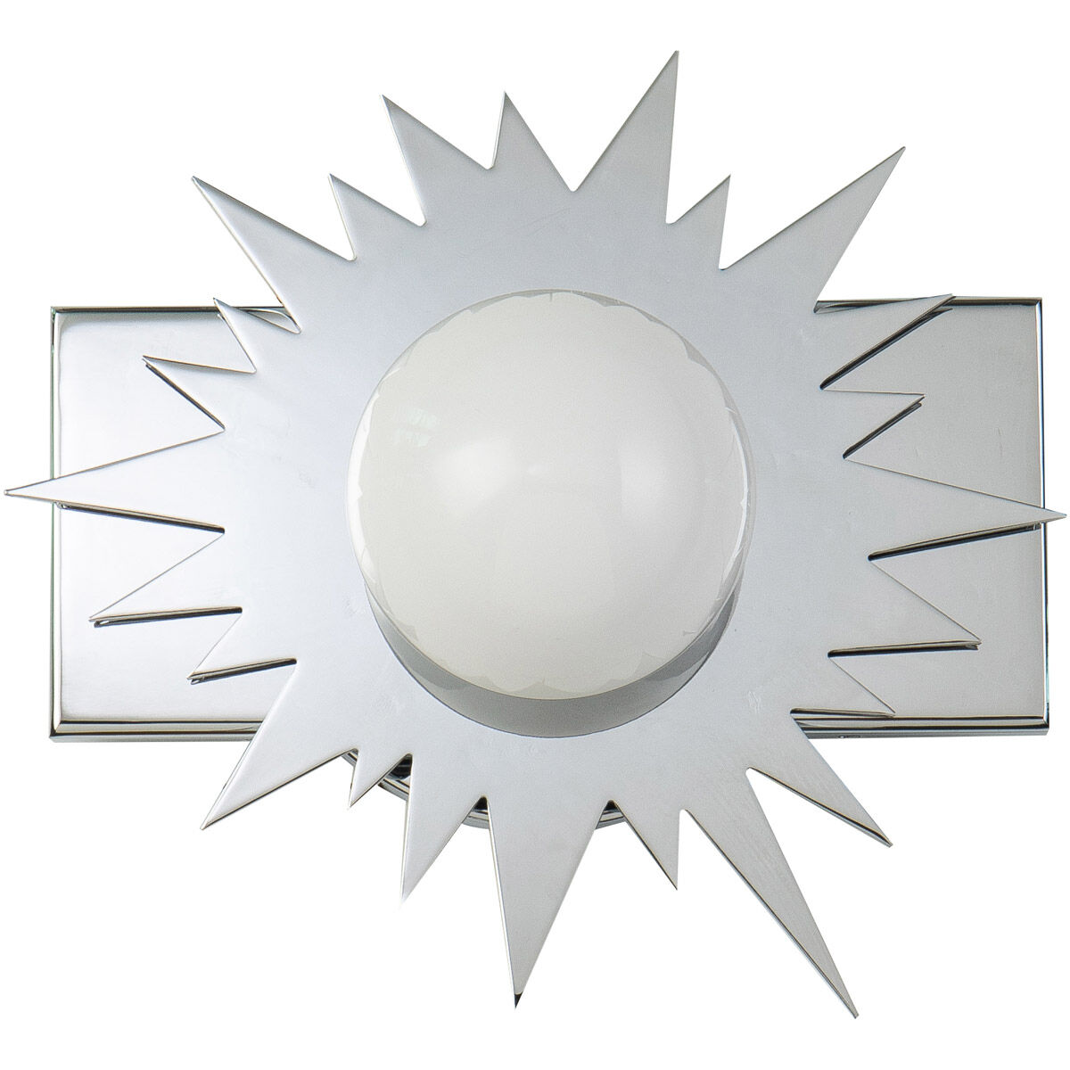 Soleil 1 Light 8 inch PC Bath Light Wall Light in Polished Chrome